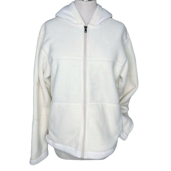 Patagonia Jackets & Blazers - Patagonia Synchilla Arctic Jacket sz L * Cream Ivory Fleece Full Zip Cozy Warm